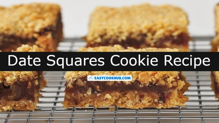 Date Squares Cookie Recipe