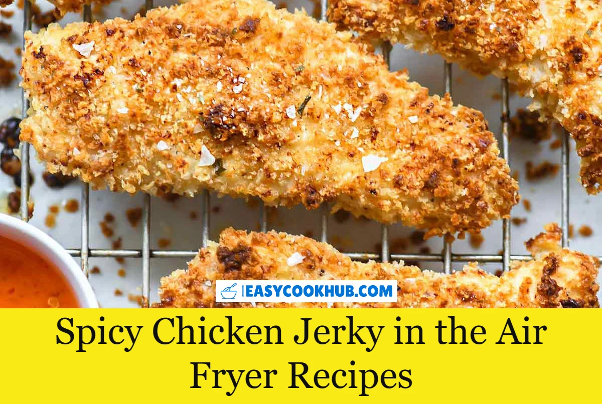 Spicy Chicken Jerky in the Air Fryer Recipes